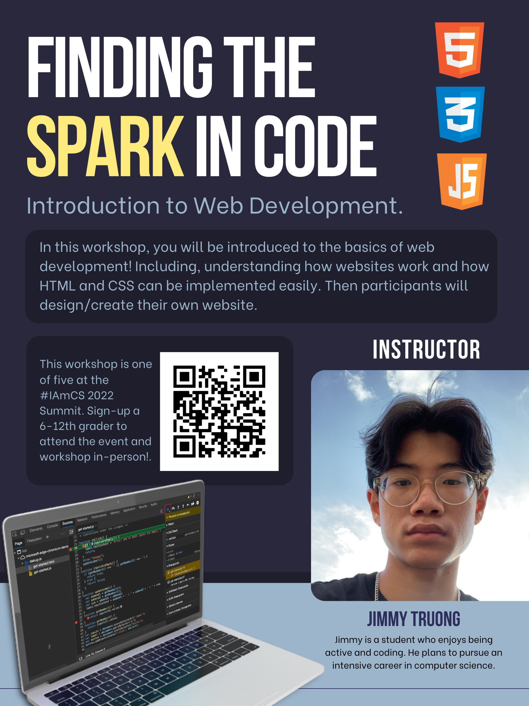 Finding the Spark in Code: Introduction to Web Development